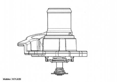 Термостат WAHLER 3171.82D