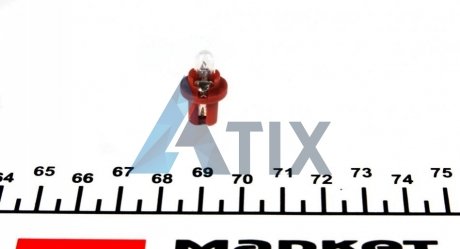 Автолампа BAX BX8,5d 1,2 W прозрачная Ring R508TBR