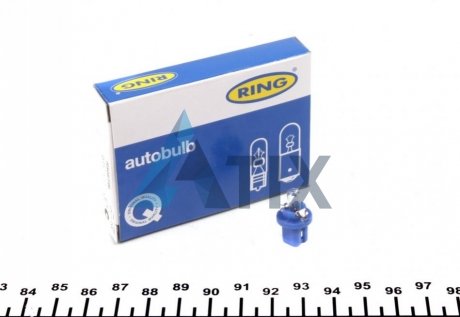 Автолампа BAX BX8,5d 1,2 W прозрачная Ring R509TBL