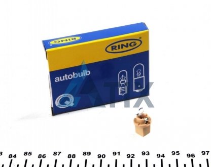 Автолампа BAX 1,4 W прозрачная Ring R8328