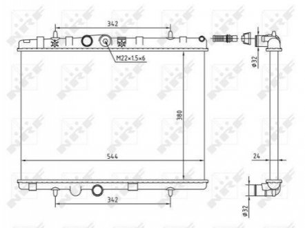 Теплообменник NRF 58226A