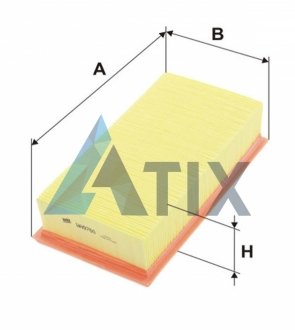 Фільтр повітряний Peugeot 208, 2008, 301, 308 II; Citroen C-Elysee, C3II, DS3 (вир-во WIX-FILTERS) WIX FILTERS WA9760