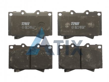 Тормозные колодки TOYOTA LANDCRUISER 98- TRW GDB3197 (фото 1)