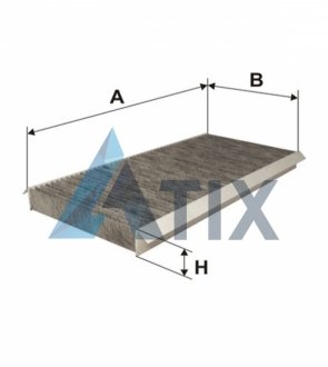 Фільтр салону MB A-CLASSE (W169) 04-12, B-CLASSE (W245) 05-11 вугільний (WIX-FILTERS) WIX FILTERS WP9267