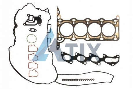 Комплект прокладок, головка циліндра OPEL 1,4 16V Z14XEP/Z14XEL -07.2004 (вир-во) ELRING 378.110 (фото 1)