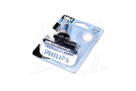 Лампа розжарювання HB4 12V 55W P22d Cristal Vision 1шт blister 4300K (вир-во) PHILIPS 9006CVB1 (фото 1)