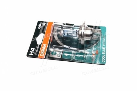 Лампа фарна H4 12V 60/55W P43t COOL BLUE INTENSE Next Gen blister 1шт (вир-во) OSRAM 64193CBN-01B (фото 1)