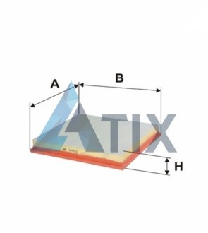 Фільтр повітряний CHEVROLET CRUZE OPEL ASTRA J /AP 051/7 (вир-во -FILTERS) WIX FILTERS WA9653 (фото 1)