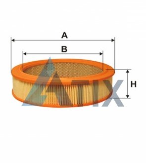 Фільтр повітряний ВАЗ 2101-2107, 2108-09 (карбюратор)/AR214 (вир-во WIX-FILTERS UA) WIX FILTERS WA6395