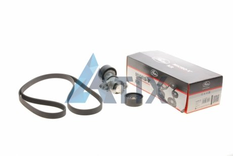 Ремкомплекти приводу допоміжного обладнання автомобілів Micro-V Kit (Вир-во) Gates K015PK1750