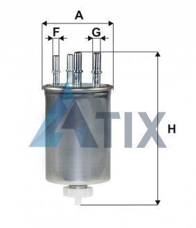 Фільтр паливний LR DISCOVERY V, RANGE ROVER IV 3.0 D, TD 12- (WIX-FILTERS) WIX FILTERS WF8534