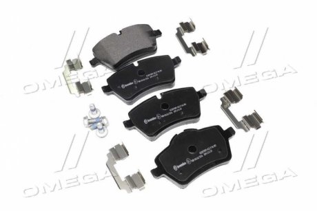 Колодка гальм. диск. MINI MINI COOPER 01-, CLUBMAN 07 - передн. (вир-во) BREMBO P 06 051