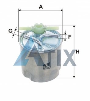 Фільтр палив. Nissan Qashqai, X-Trail; Renault Koleos (вир-во -FILTERS) WIX FILTERS WF8478 (фото 1)