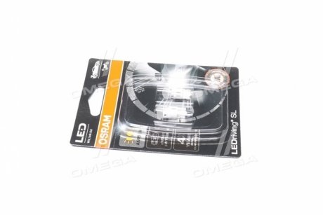 Лампа светодиодная WY5W 2500K 12V 1W W2.1X9.5D LEDriving SL OSRAM 2827DYP-02B