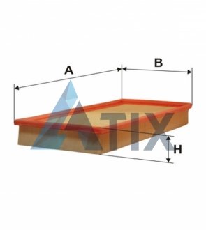 Фільтр повітряний MITSUBISHI CARISMA /AP180 (WIX-FILTERS UA) WIX FILTERS WA6367