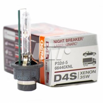 Лампа ксенонова D4S XENARC NIGHT BREAKER LASER 35Вт (+200) (вир-во) OSRAM 66440XNL