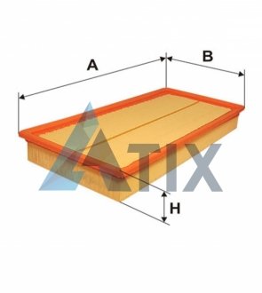 Фільтр повітряний AUDI, VW, SKODA /AP149/1 (вир-во -FILTERS UA) WIX FILTERS WA6333 (фото 1)