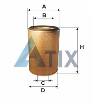 Фільтр повітряний RENAULT (TRUCK) /AM401/2 (WIX-FILTERS UA) WIX FILTERS 93347E