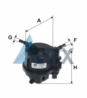 Фільтр палив. CITROEN, PEUGEOT, FORD /PS974 (вир-во WIX-FILTERS) WIX FILTERS WF8302