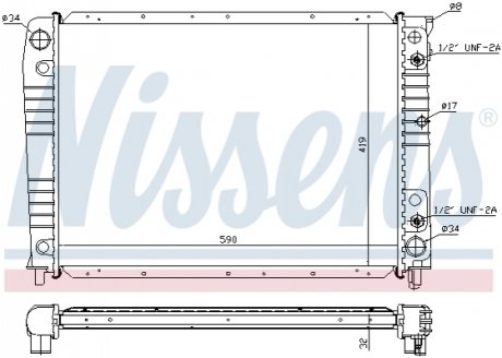 Теплообменник NISSENS 65537A