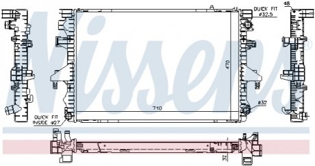 Теплообменник NISSENS 65283A