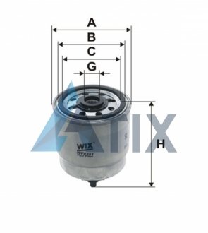 Фільтр паливний Hyundai Accent II, Getz, Matrix (вир-во WIX-FILTERS) WIX FILTERS WF8361