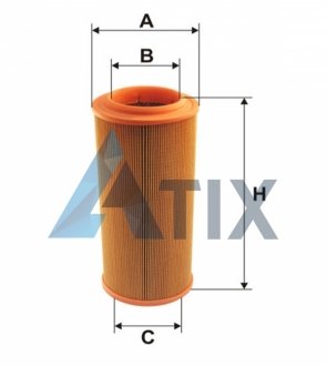 Фильтр воздушный VW LUPO, POLO /AR265/1 WIX FILTERS WA6445 (фото 1)