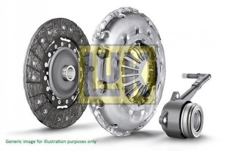 Зчеплення FORD FIESTA V, FUSION 1.25-1.3-1.4 16V 01-12 (Вир-во) LuK 619 3063 33