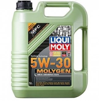 Олива моторна Molygen New Generation 5W-30 (Каністра 5л) LIQUI MOLY 9043