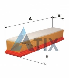 Фільтр повітряний RENAULT CLIO /AP134/6 (вир-во WIX-FILTERS) WIX FILTERS WA9425