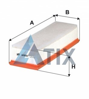 Фильтр воздушный BMW 5 (F10), X3 (F25), X4 (F26) WIX WIX FILTERS WA9816