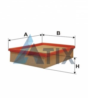 Фільтр повітряний OPEL VECTRA AP153/ (вир-во -FILTERS UA) WIX FILTERS WA6338 (фото 1)