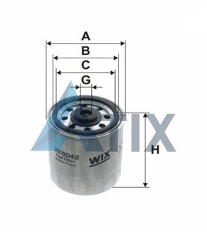 Фильтр топливный SSANGYONG Rexton (01-)/MB Vito (638) (95-03) WIX FILTERS WF8048 (фото 1)