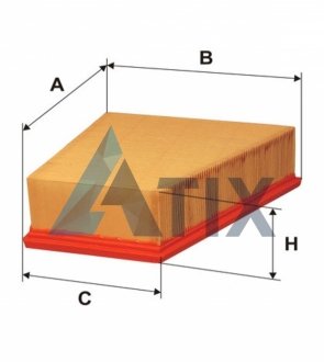 Фільтр повітряний SKODA FABIA /AP189/1 (вир-во WIX-FILTERS) WIX FILTERS WA6702