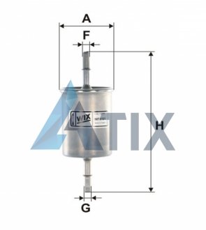 Фільтр паливний DAEWOO LANOS 97-, VAG/PP905 (вир-во -FILTERS) WIX FILTERS WF8101 (фото 1)