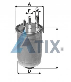 Фільтр паливний FORD TRANSIT 1.8 TDCI 06-13 (вир-во WIX-FILTERS) WIX FILTERS WF8569