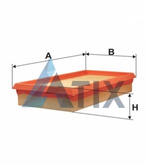 Фільтр повітряний RENAULT /AP134/3 (вир-во WIX-FILTERS UA) WIX FILTERS WA6703
