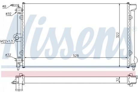 Теплообменник NISSENS 651111