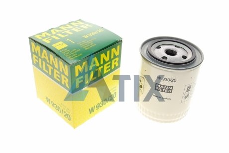 Фильтр масляный двигателя LR RANGE ROVER I, II 75-02 MANN W930/20 (фото 1)