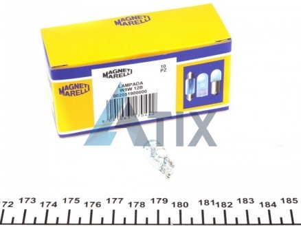 Автолампа W5W W2,1x9,5d 5 W светло-голубая MAGNETI MARELLI 002051900000