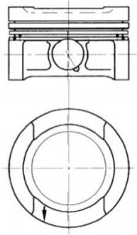 Поршень KOLBENSCHMIDT 94503720