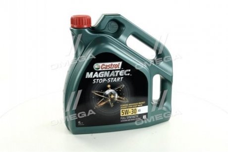 Масло моторн. Magnatec Stop-Start 5W-30 A5 (Канистра 4л) CASTROL 15CA43 (фото 1)