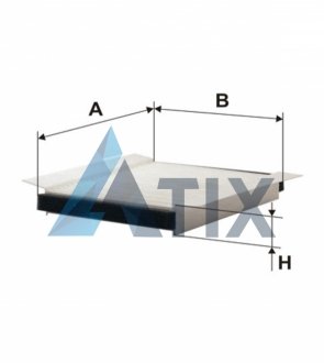 Фільтр салону FORD SCORPIO II 94-98 (3шт.) (вир-во WIX-FILTERS) WIX FILTERS WP6852