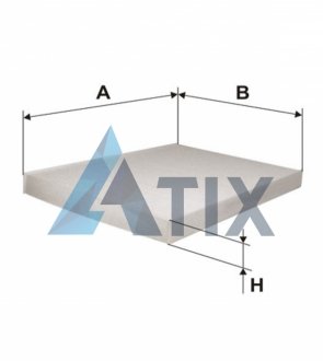 Фильтр салона Audi A3, TT/Seat Arosa, Cordoba, Ibiza II/III, Inca, Leon I, Toledo II WIX FILTERS WP6812 (фото 1)