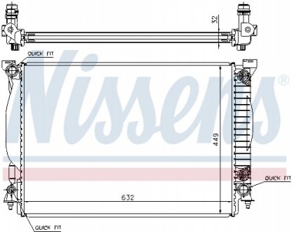 Теплообменник NISSENS 60307A