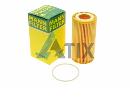 Фільтр масляний двигуна FORD FOCUS, MONDEO, S-MAX (вир-во) MANN HU719/8X