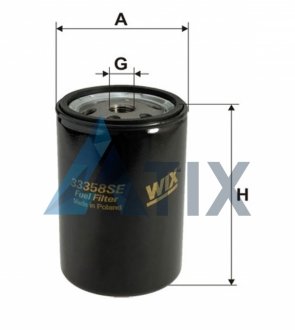 Фільтр палив. MAN (TRUCK) /PP845/2 (вир-во WIX-FILTERS) WIX FILTERS 33358SE