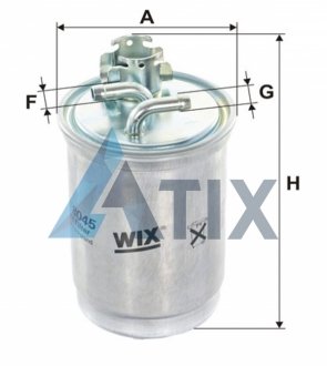 Фильтр топливный VW TRANSPORTER IV (70XA) (00-03) WIX FILTERS WF8045 (фото 1)