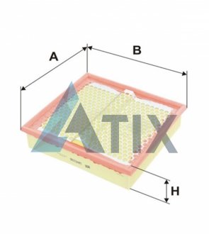 Фільтр повітряний MB 124 /AP034 (WIX-FILTERS UA) WIX FILTERS WA6198