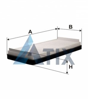 Фільтр салону MB 210, W220 95-05 (2шт.) (вир-во -FILTERS) WIX FILTERS WP6934 (фото 1)